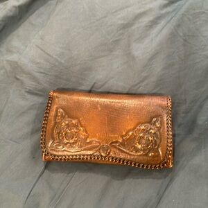 Vintage Bosca leather clutch wallet
